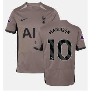 Lacne Muži Futbalové dres Tottenham Hotspur James Maddison #10 2023-24 Krátky Rukáv - Tretina